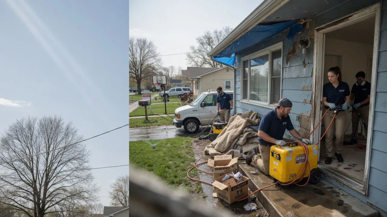Basement Flood Cleanup in Perrin, TX near me